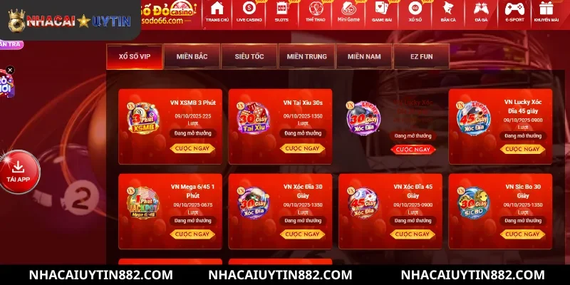 Các hình thức cá cược xổ số phổ biến nhất tại đơn vị