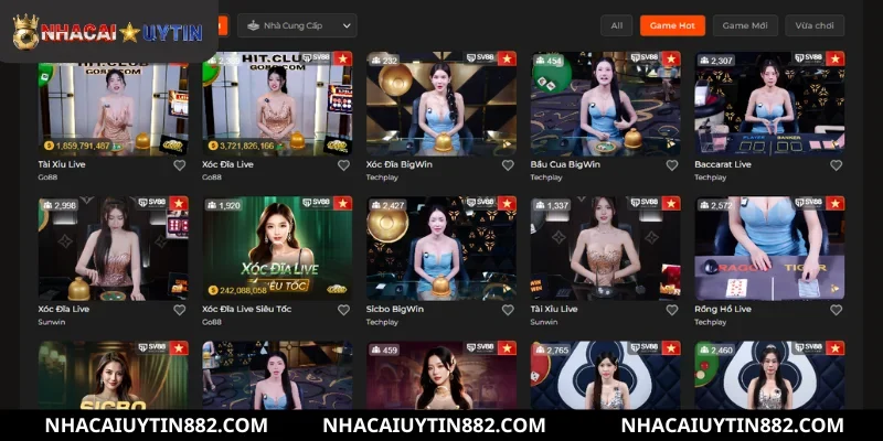 Điểm mặt sản phẩm giải trí cực hot tại SV88