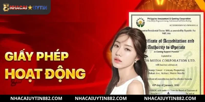 Giấy phép hoạt động uy tín có mặt tại 79sodo