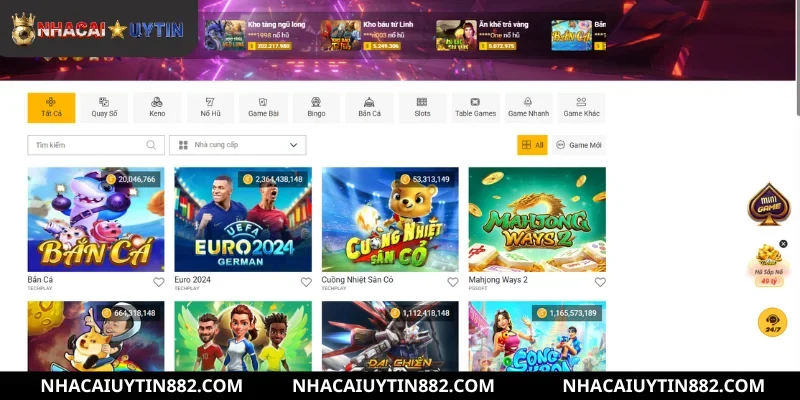 Kho sản phẩm cá cược đa dạng và hot hit tại FIVE88