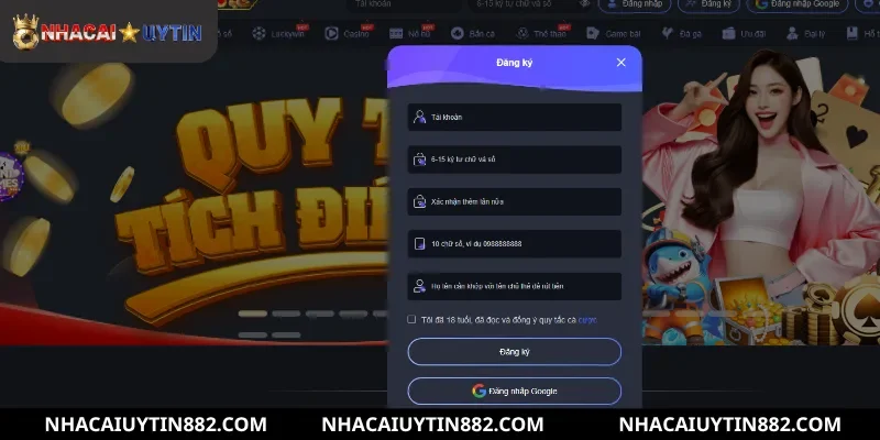 Quy trình tạo tài khoản cá cược xổ số đơn giản